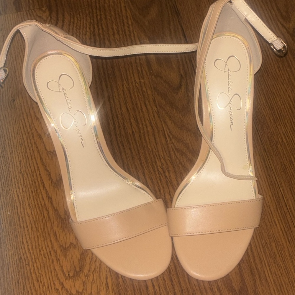 Brand new, never worn strap heels.